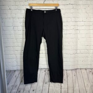 Lululemon Pants Mens 34 Technical Belted Pants Black Stretch Trousers LM5ACTS